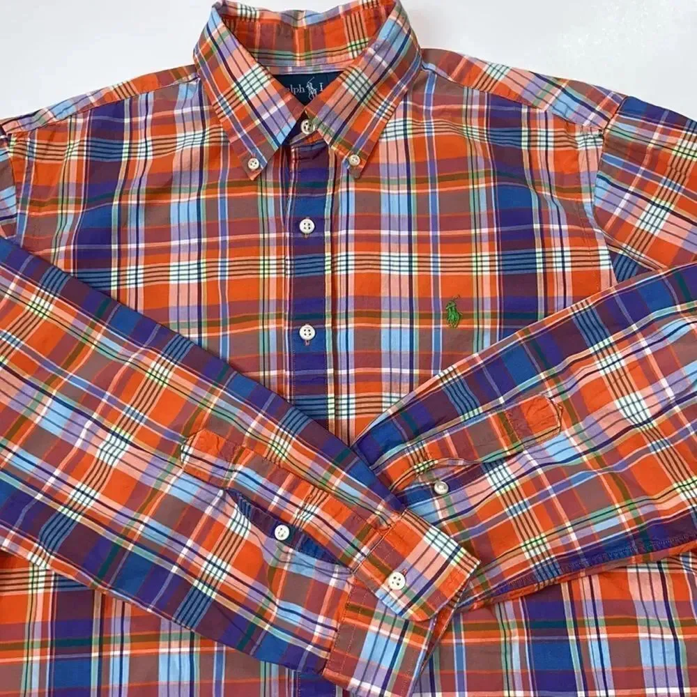 Ralph Lauren Custom Fit Men Shirts Size L